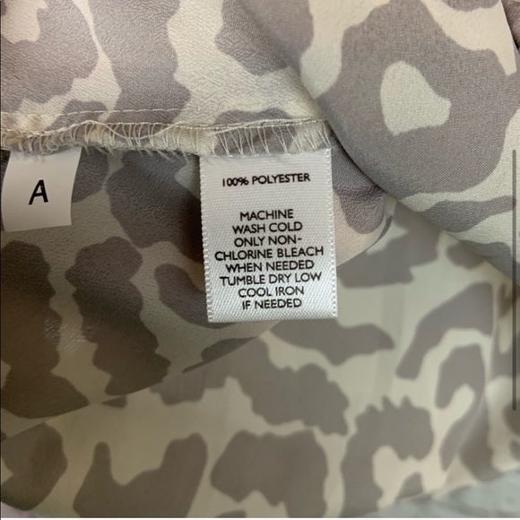 LOFT Leopard blouse - Picture 3 of 3